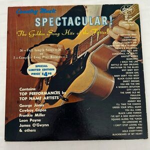 LP Vinyl Two Record Set Country Music Spectacular! with Sleeve + One Dust Cover